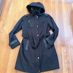 Womens All Black Michael Kors Coat
